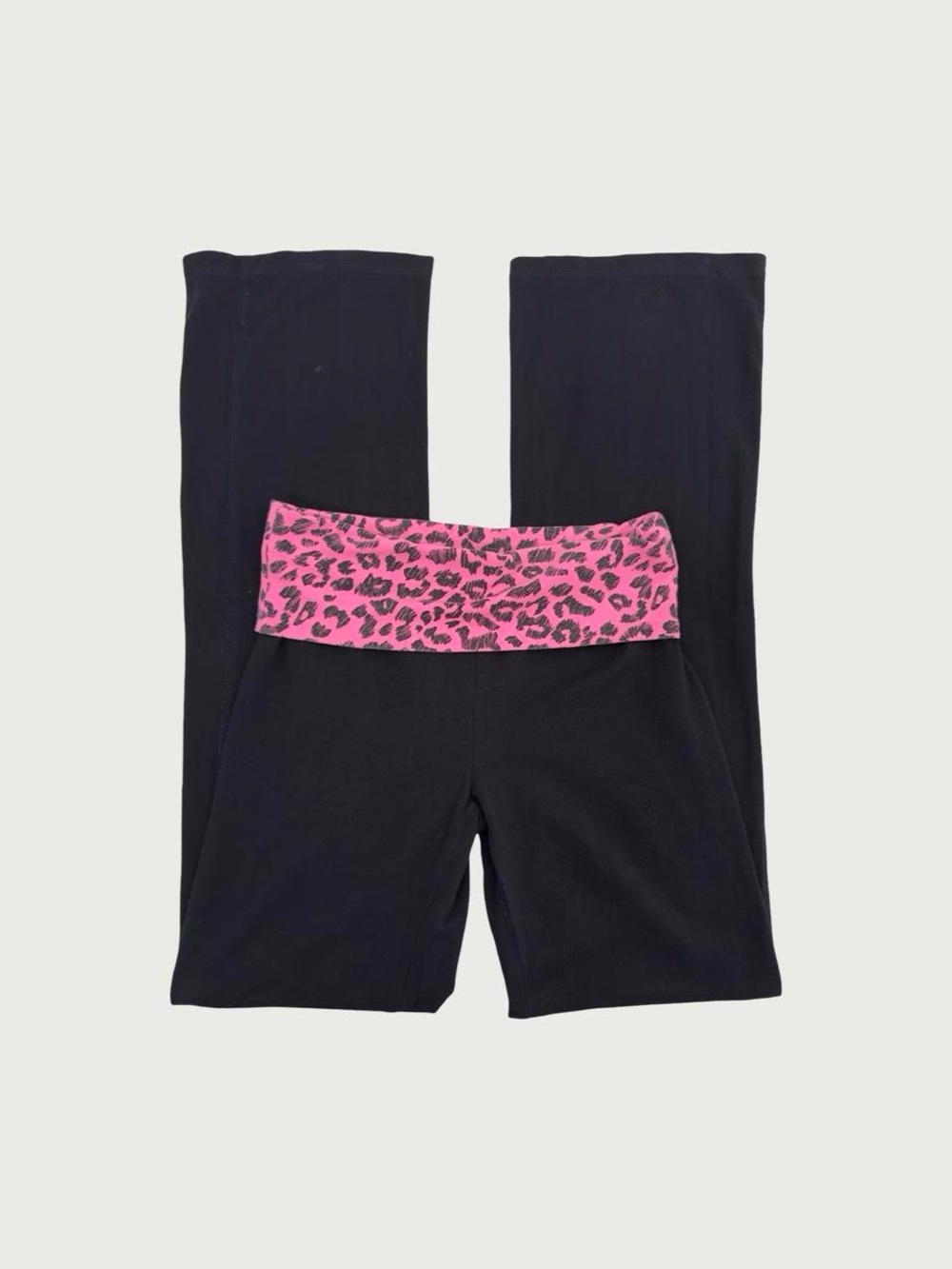 Fold Down Waist Bootcut Leggings